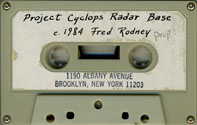 Project Cyclops Radar Base
